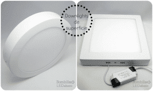 downlights de superficie