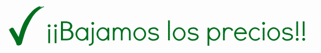 bajamos los precios