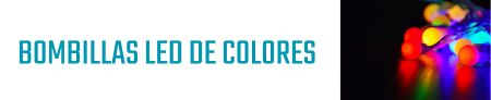 bombillas led de colores