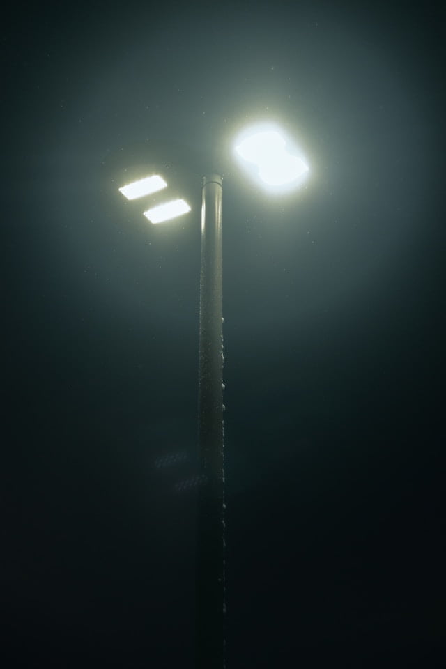 farola led luz fria